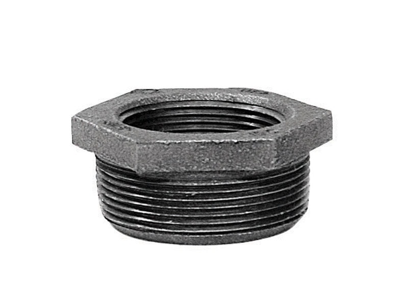 HEX BUSHING 1-1/2X1 BLK