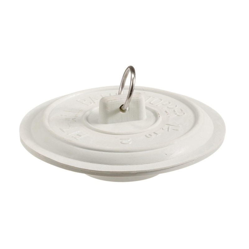 TUB STOPPER WHT 2"