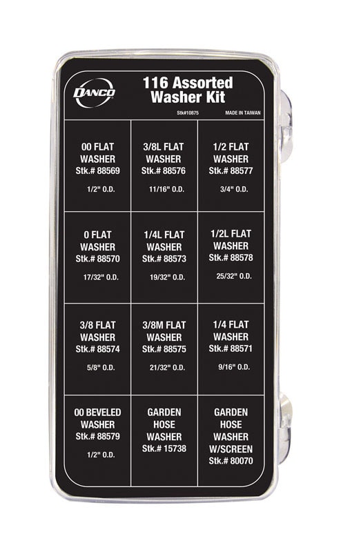ASSORTED WASHER 116PC