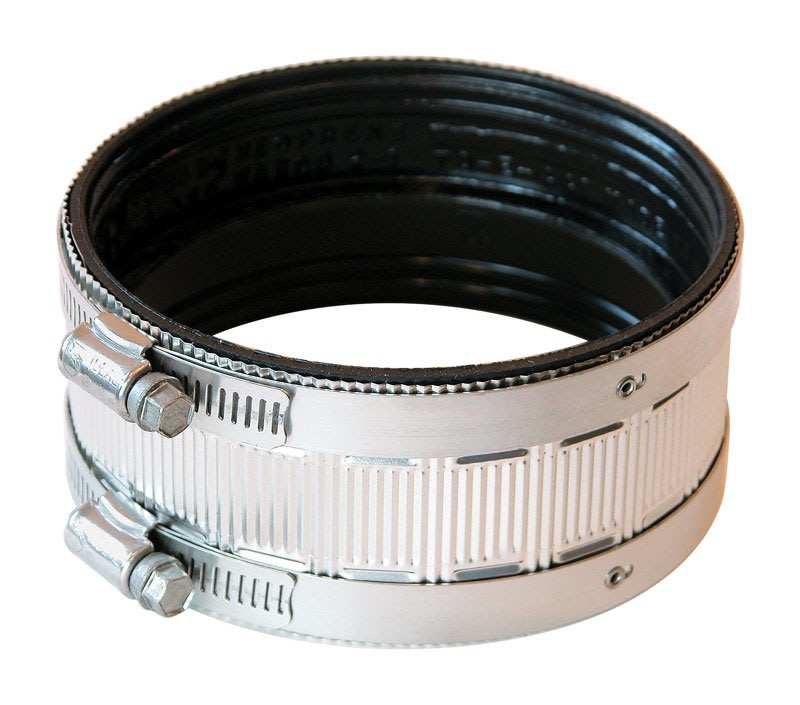 NO HUB COUPLING 4X4 PVC