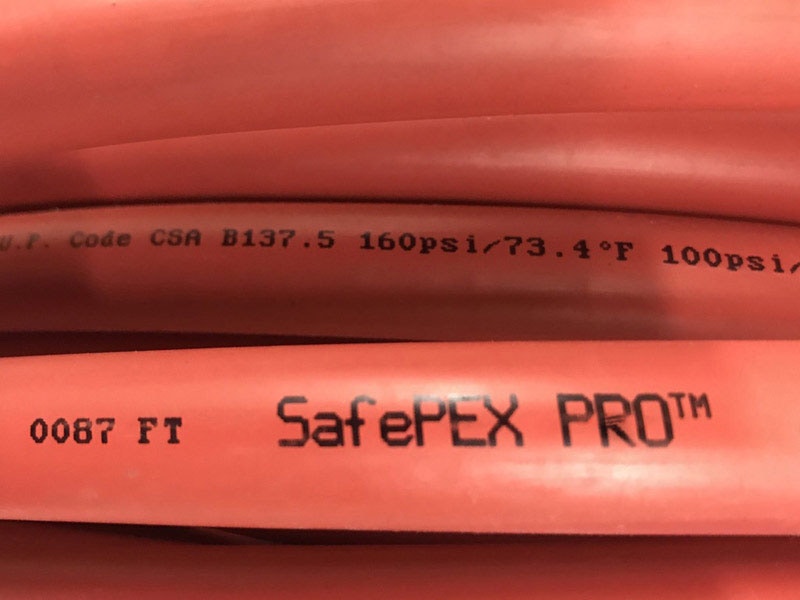 PEX-A PRO 3/4"X5' RED