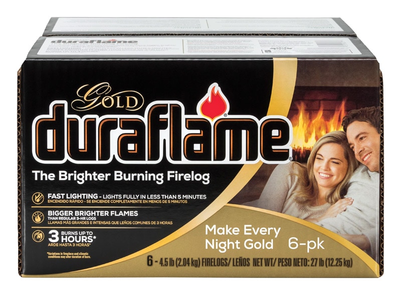 DURAFLAME GOLD LOGS 6PK