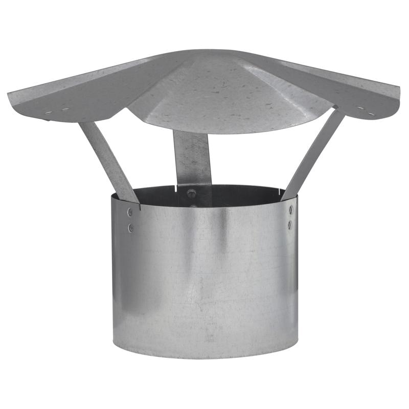 RAIN CAP  5" GALV
