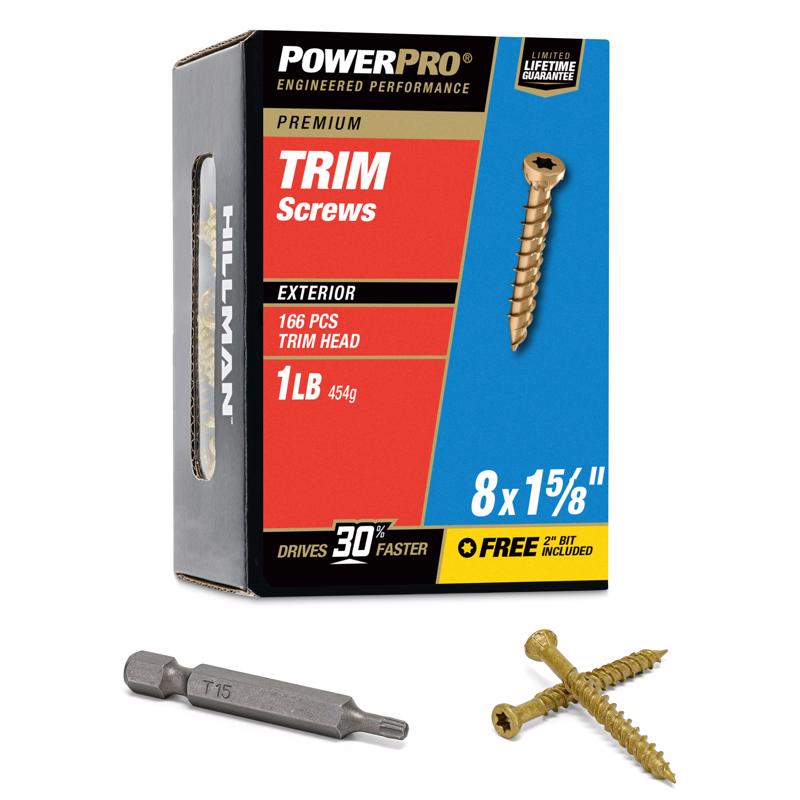 TRIM SCREW #8X1-5/8"