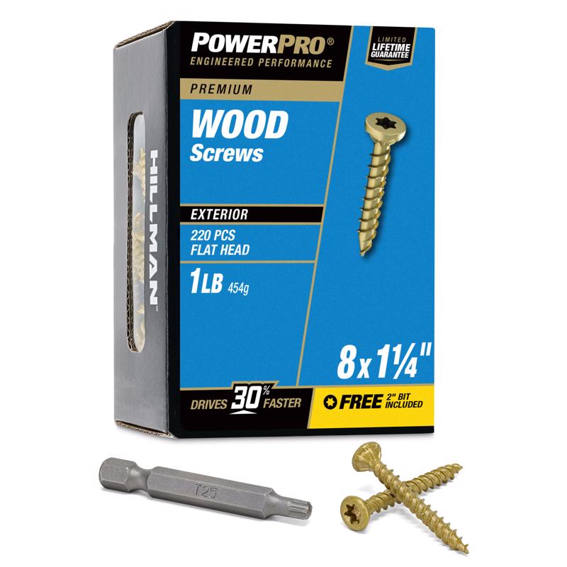 DECK SCREW PP #8X1-1/4"