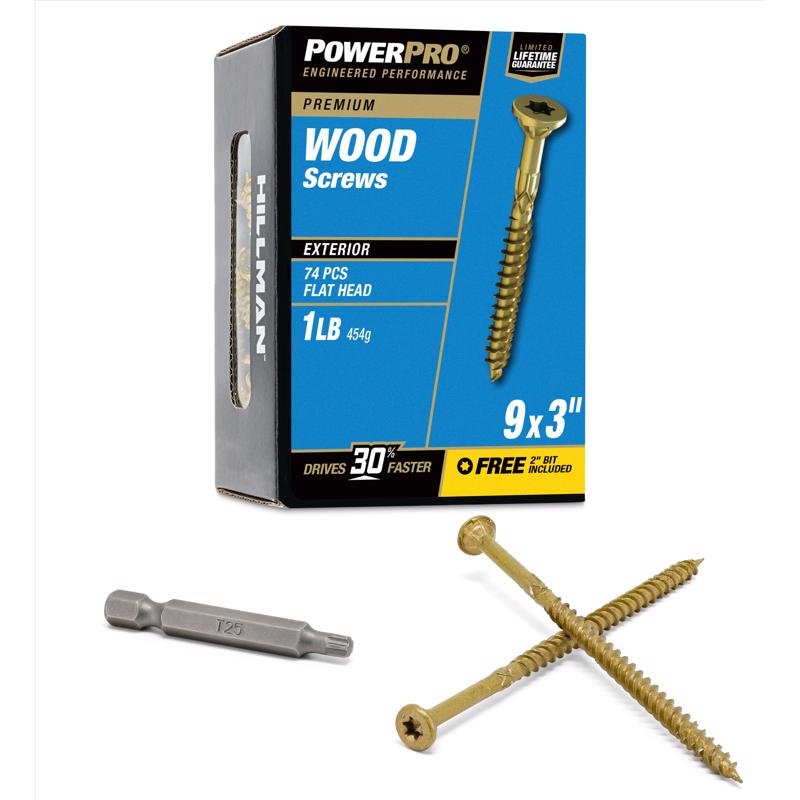 DECK SCREW PP #9X3"