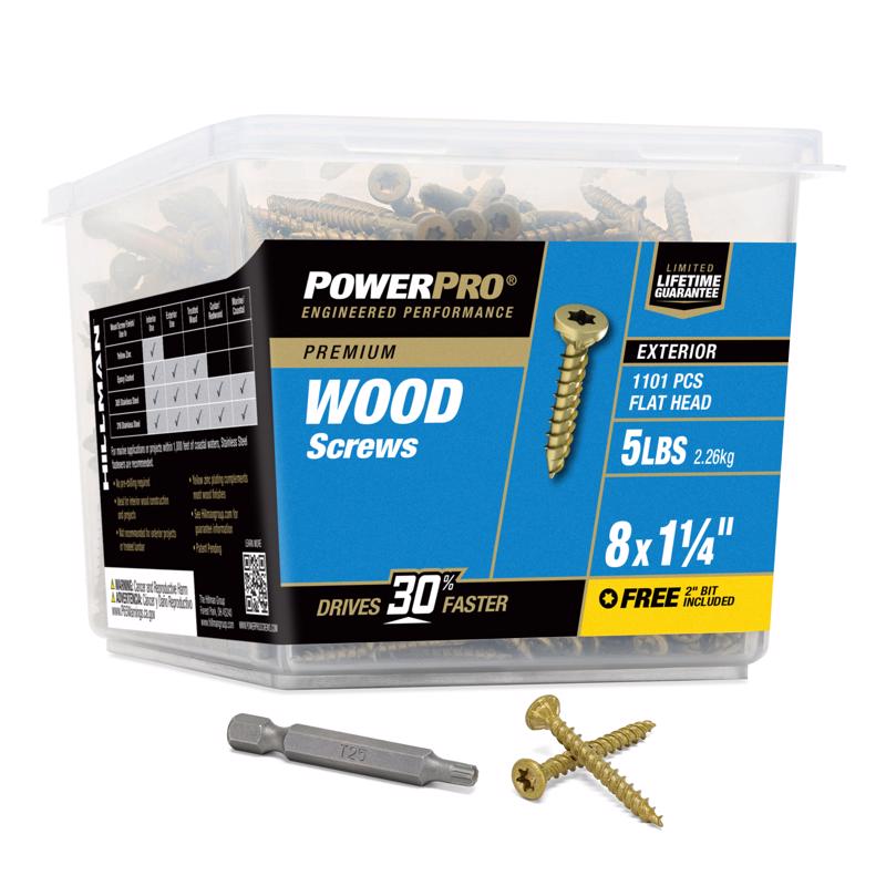 DECK SCREW PP #8X1-1/4"