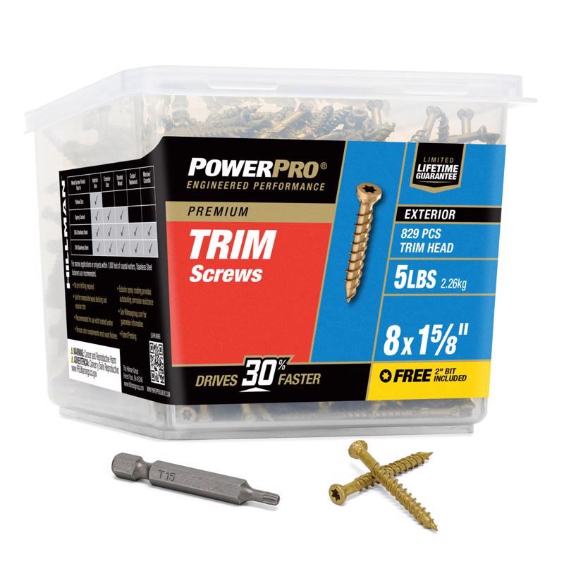 TRIM SCREW #8X1-5/8"