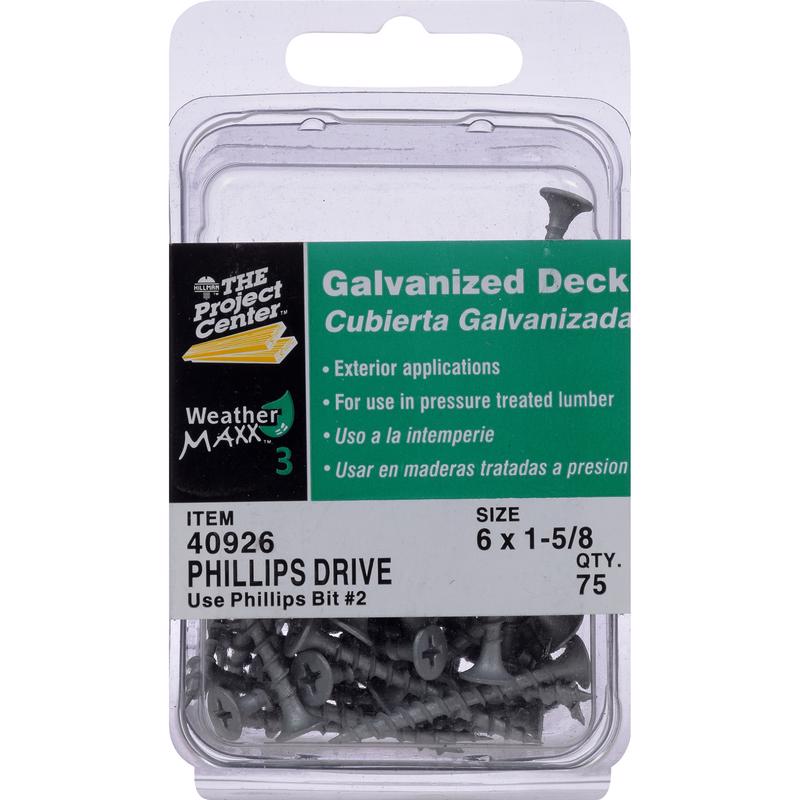 DECK SCREW #6X1-5/8"