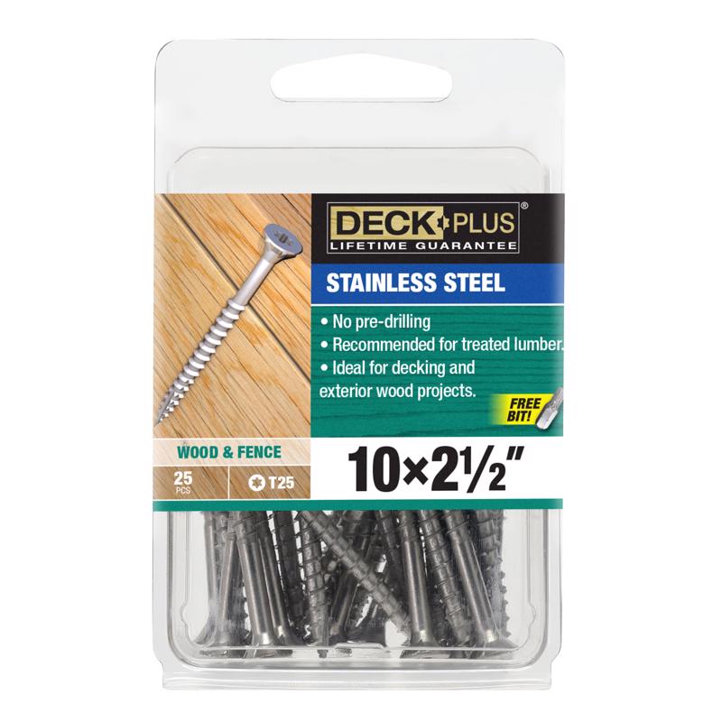 DECK SCREW #10X2-1/2"