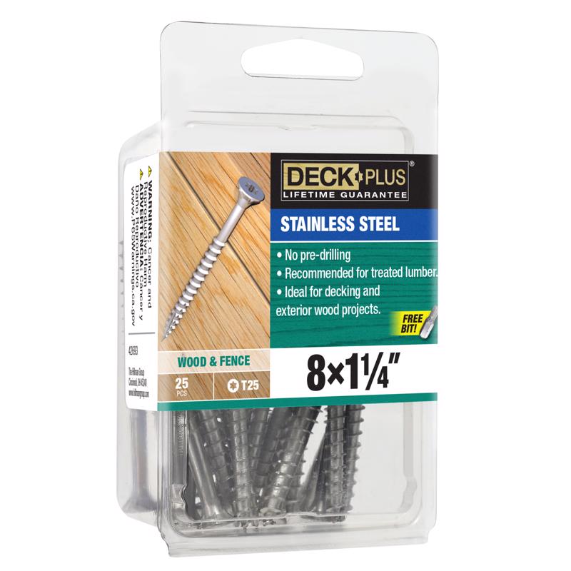 DECK SCREW #8X1-1/4 "