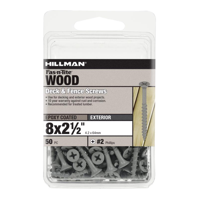 DECK SCREW #8X2-1/2"