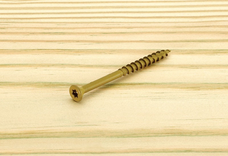 DECKSCREW 8X2" TAN 500PC