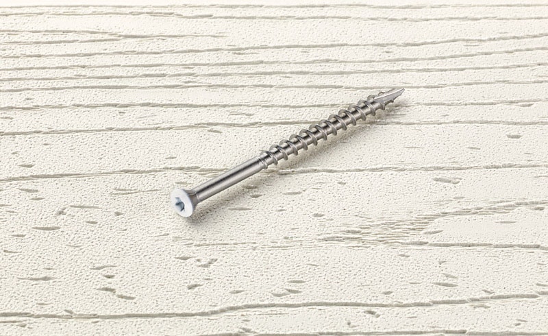 DECK SCRWS 7X2-1/4"WHT