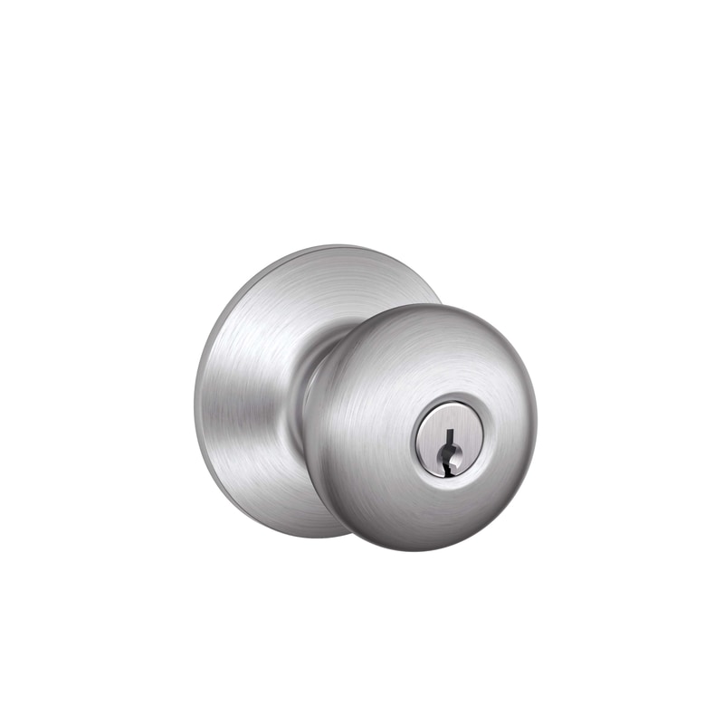 ENTRY KNOBS SATIN CHROME