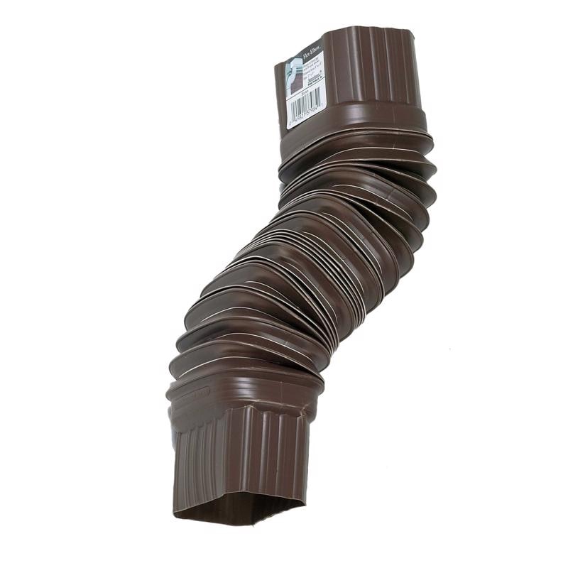 ELBOW FLEX 2X3" BROWN