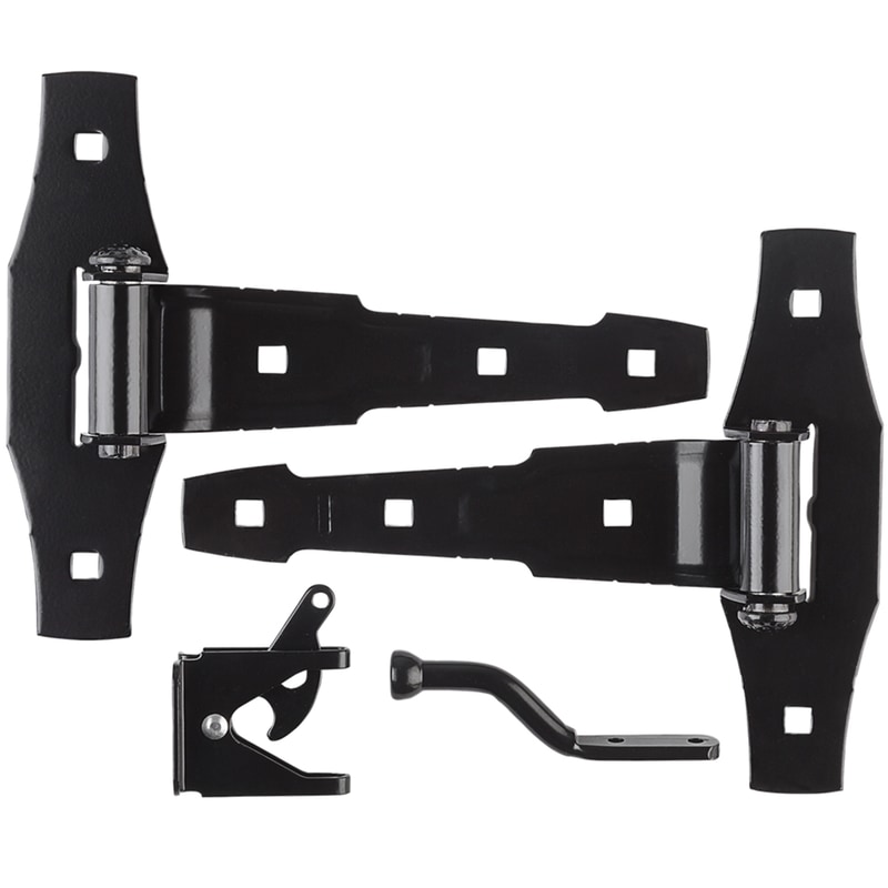 GATE HDWR KIT8-13/16"BLK