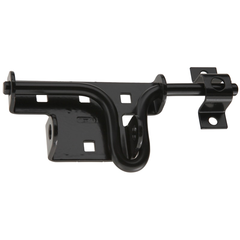 DOOR/GATE LATCH BLACK