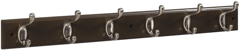 HOOK RACK STN NKL 27"L