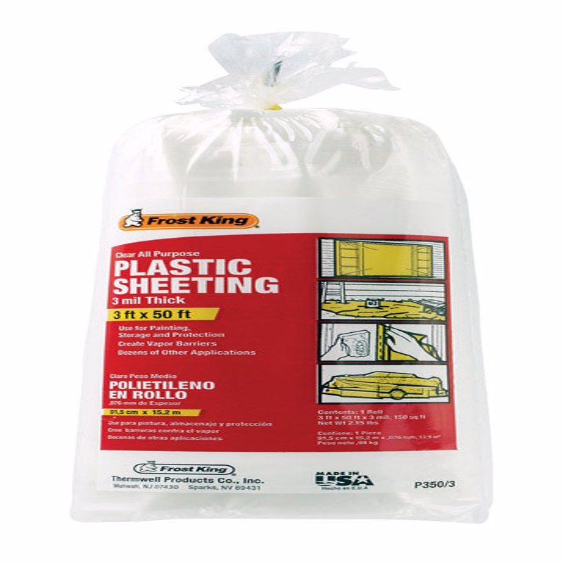 SHEET ROLL CLR 3'X50'X3M