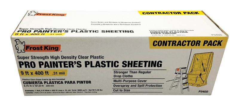 SHEET ROLL CLEAR 400'X9'