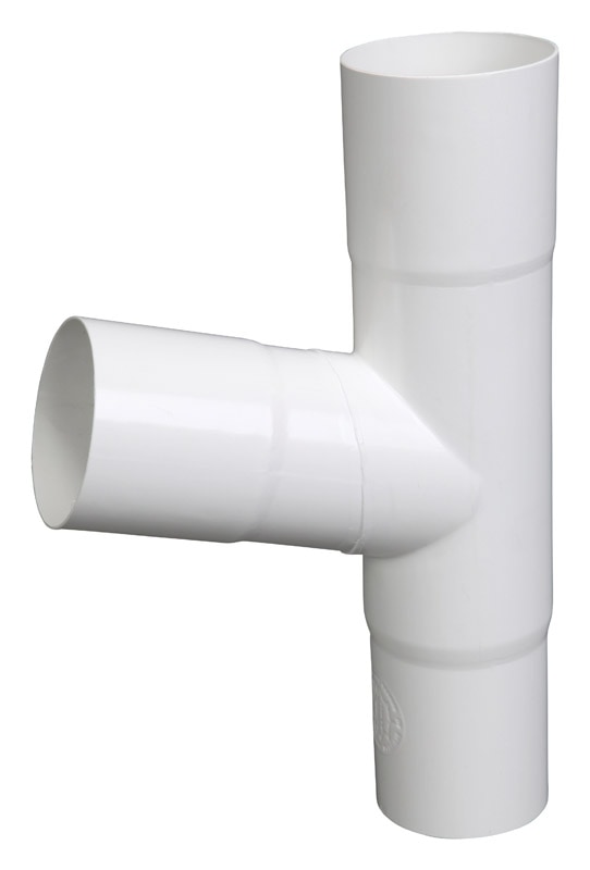DOWNSPOUT ADTR 12"X8"WHT