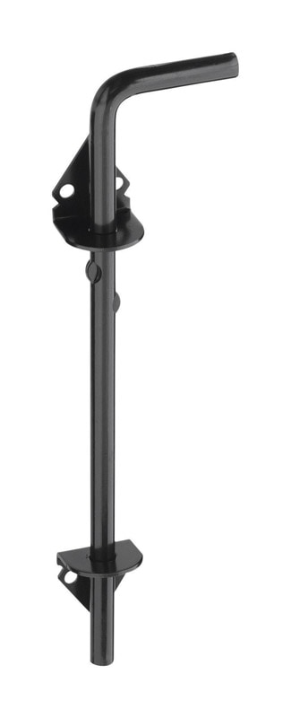 CANE BOLT 1/2X12" BLK