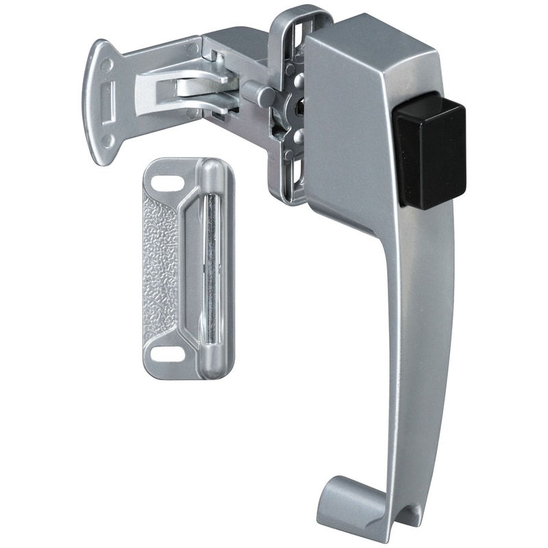 PUSH BUTTON LATCH SLVR