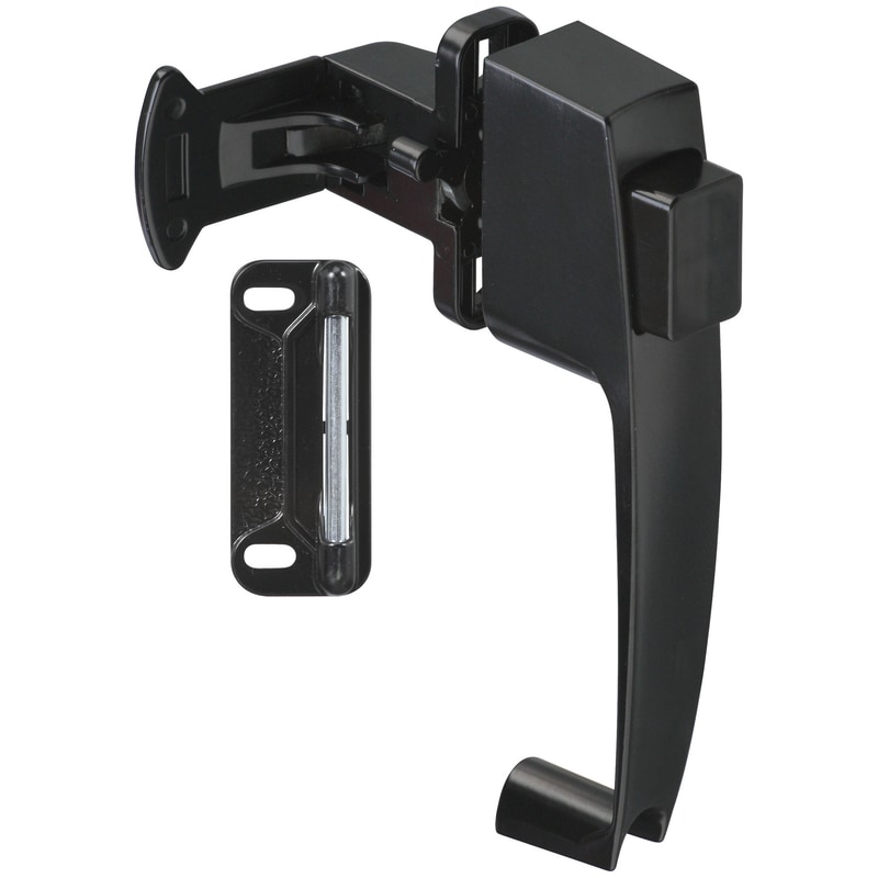 PUSH BUTTON LATCH BLACK