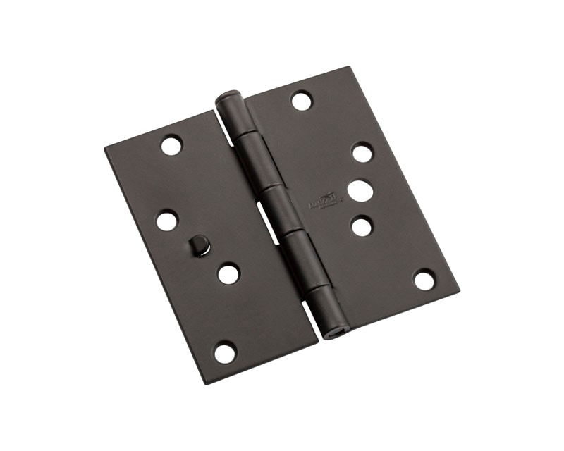 SQUARE DOOR HINGE 4"BLK