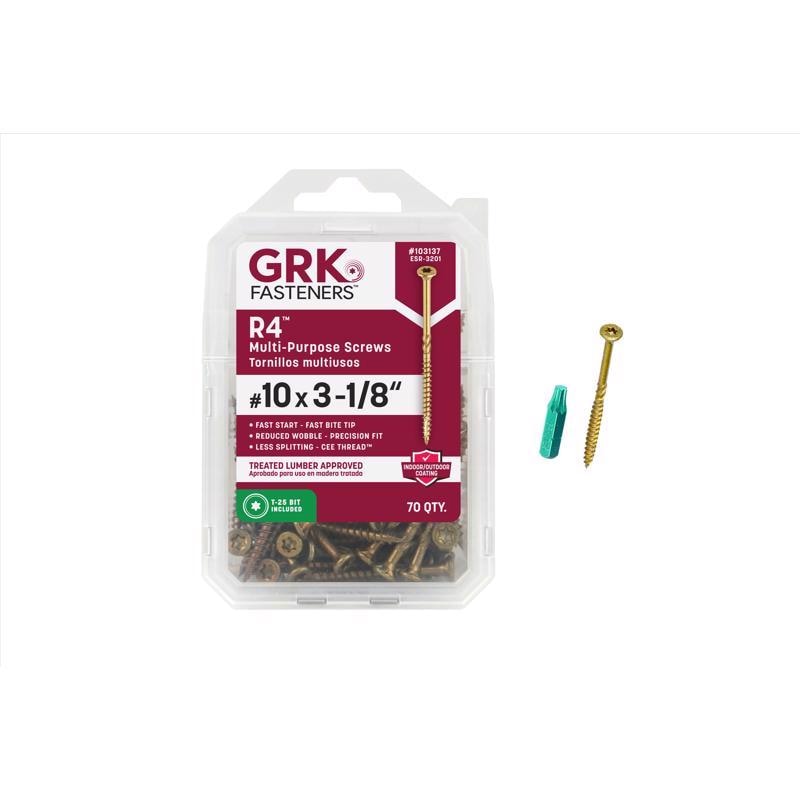 R4 SCREWS #10X3-1/8"70PK