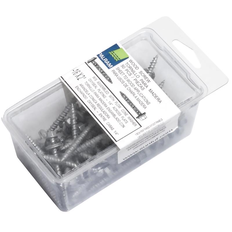 PALRAM SCREWS GALV 2"L