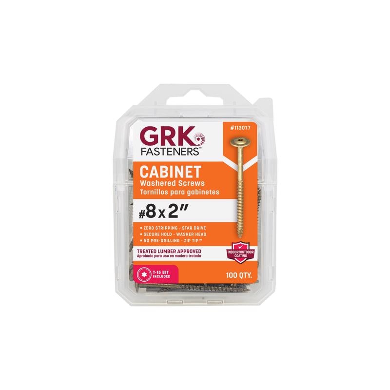 CAB SCREW #8X2" 100PK