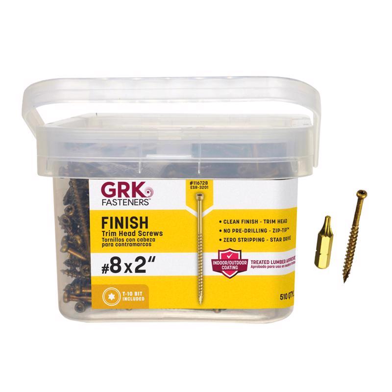 TRIM SCREWS #8X2" 510PK