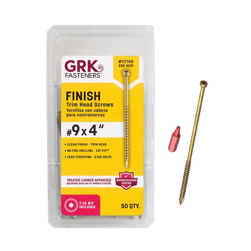 TRIM SCREWS #9X4" 50PK