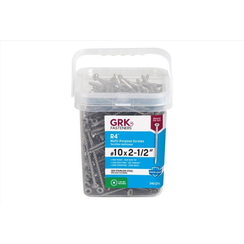 MP SCREW #10X2.5" 240PK