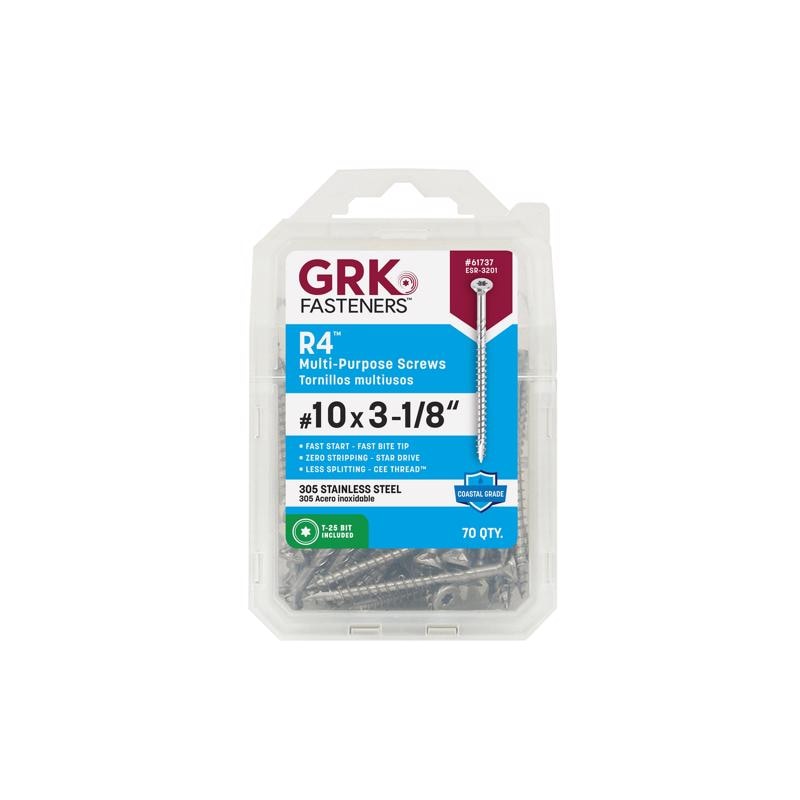 MP SCRWR4 10X3-1/8" 70PK