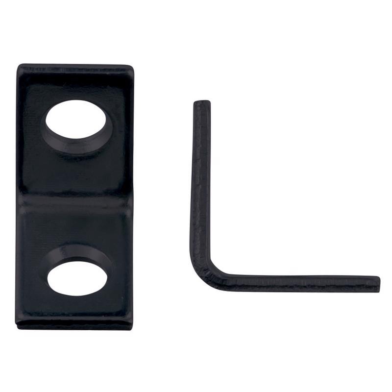 CORNER BRACE L 3/4" BLK