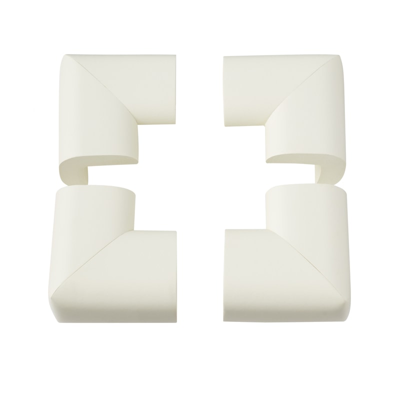 4PK CRNER CUSHNS FOAM WHT