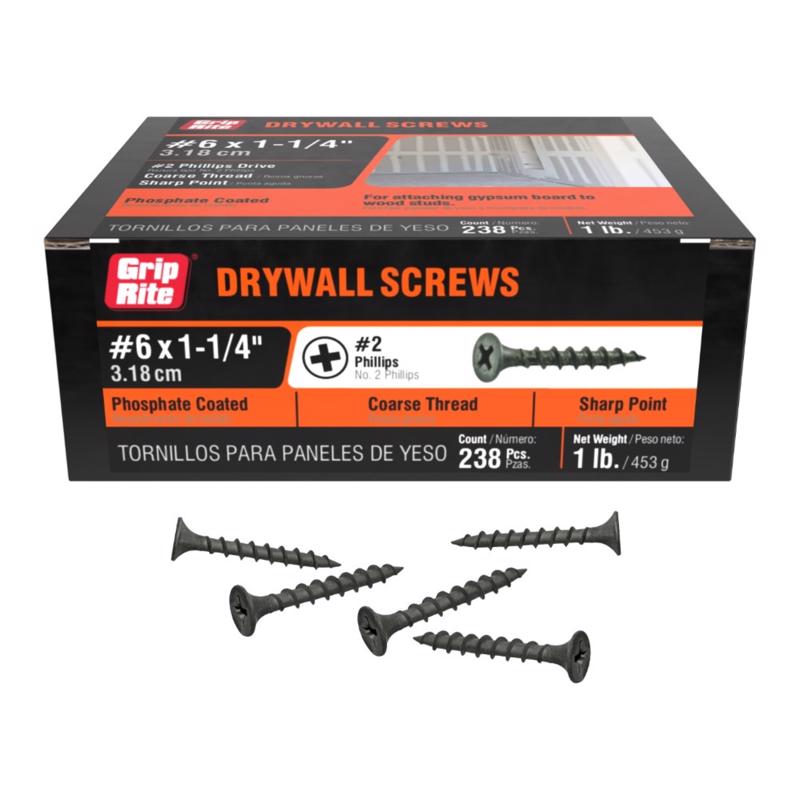 DRYWL SCREW #6X1-1/4" 1#