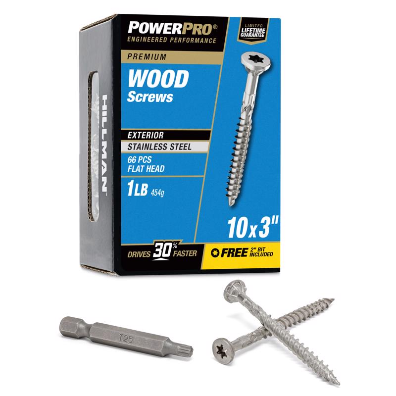 DECK SCREW 10X3" 1# SS