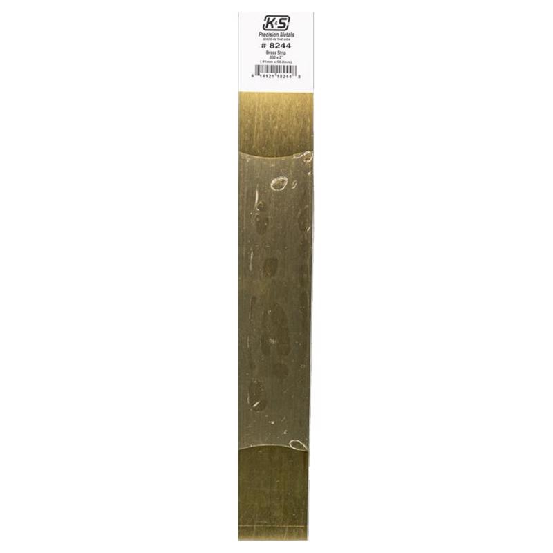 BRASS STRIP 12X.032X2"