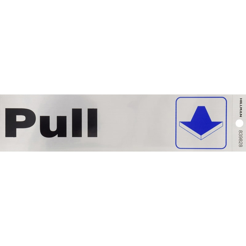 PULL DECAL SLV 2"X8"