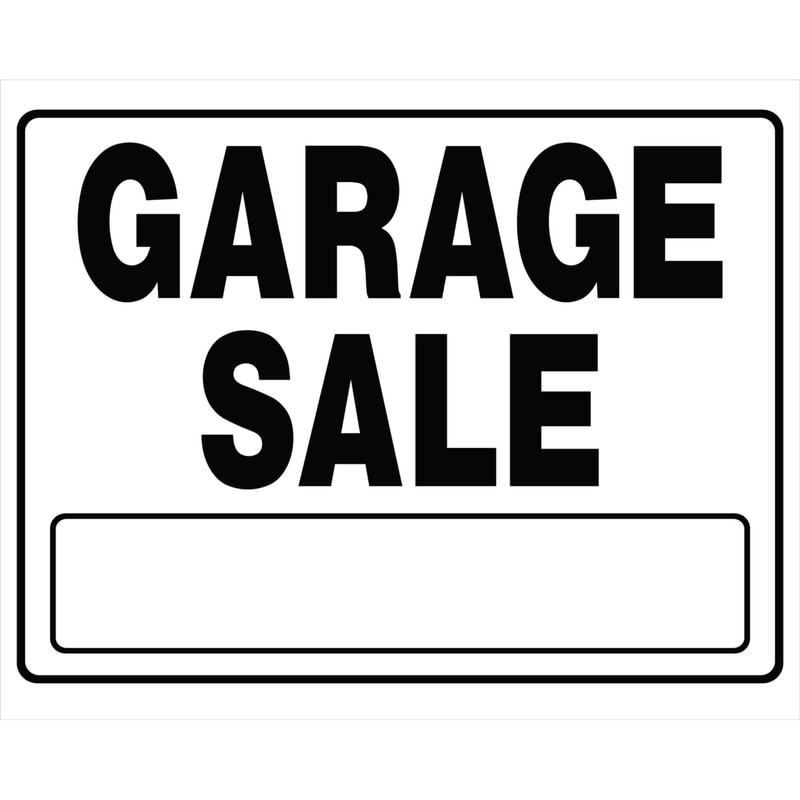 GARAGE SALE SIGN 20X24"