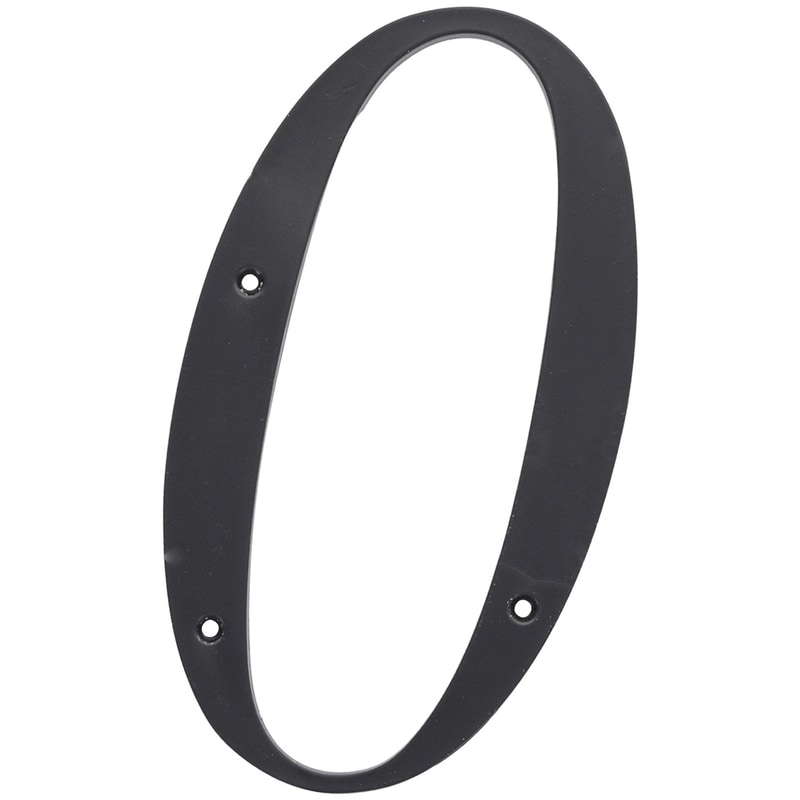 6" BLK #0 NAILON 1PC