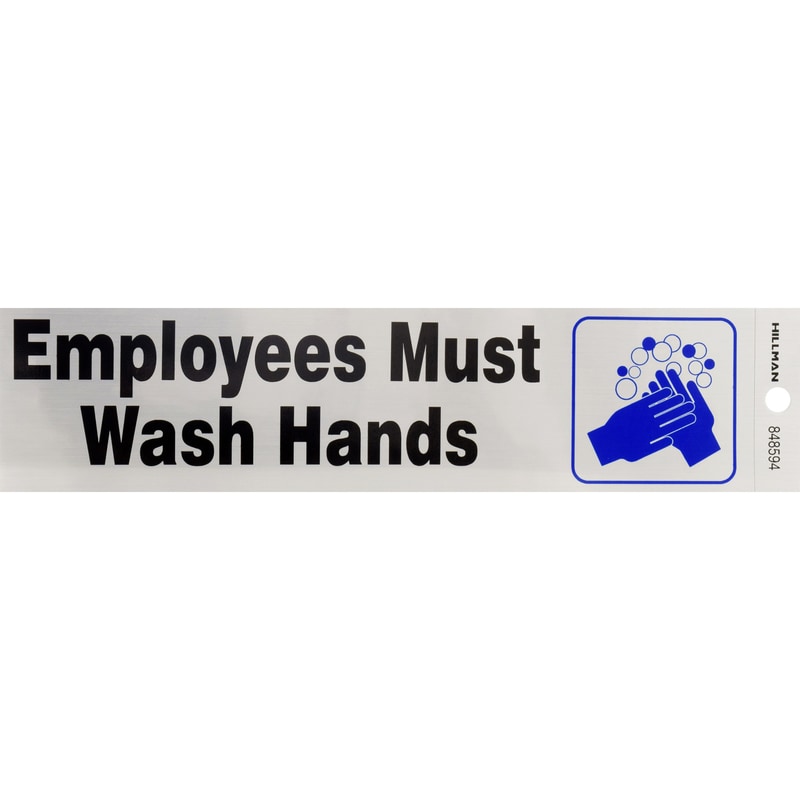 DECAL EMPLOY HAND 2"X8"