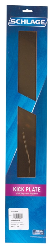 KICK PLATE BRS 6"X30"