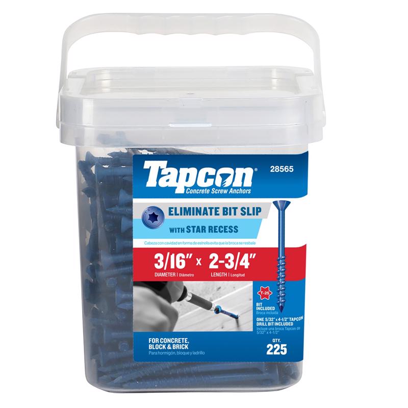 CN SCRW 3/16X2-3/4"225PK