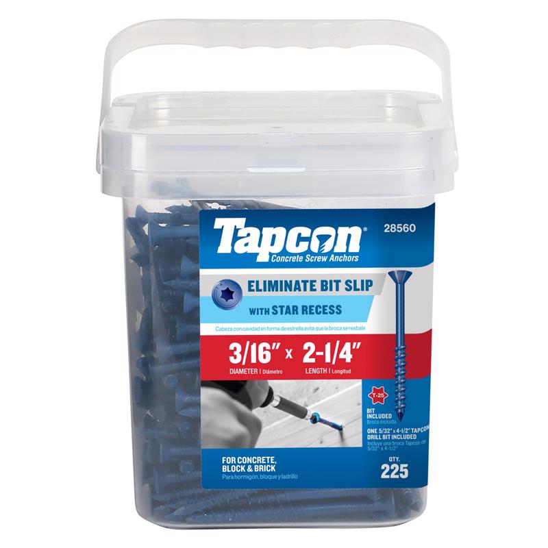 CN SCRW 3/16X2-1/4"225PK