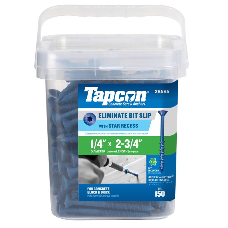 CN SCREW 1/4X2-3/4"150PK